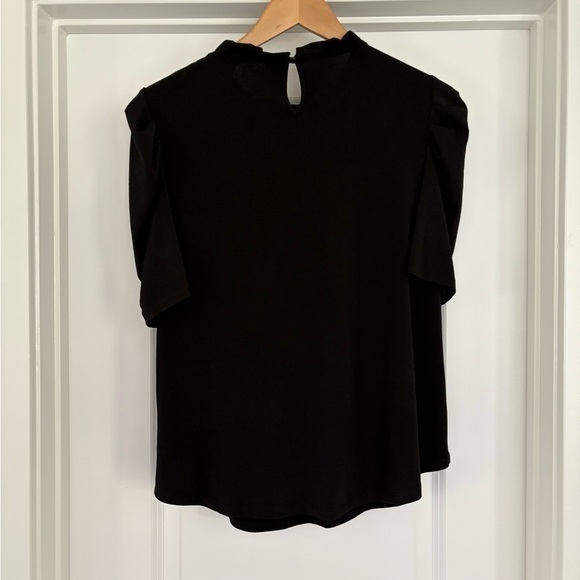 NWT Adrianna Papell Smocked Puff Sleeve Top Size M - Picture 6 of 8